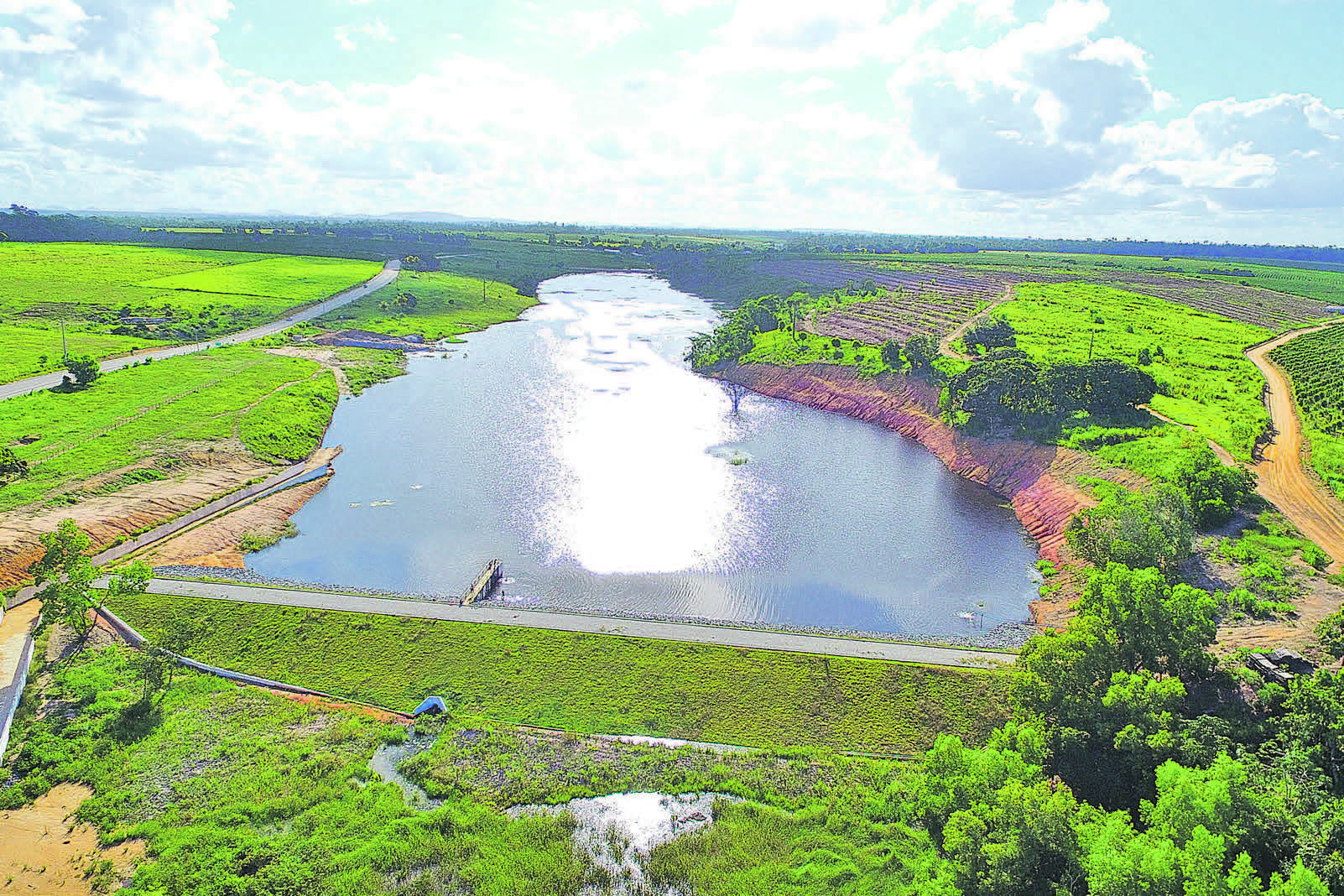 Barragem de Jaguaré (Foto: Divulgação / Secom / Frei Loureiro)