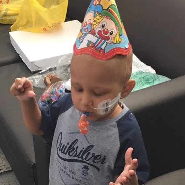 Bernardo teve leucemia pela primeira vez quando tinha 1 ano e 10 meses (Foto: Arquivo Pessoal)