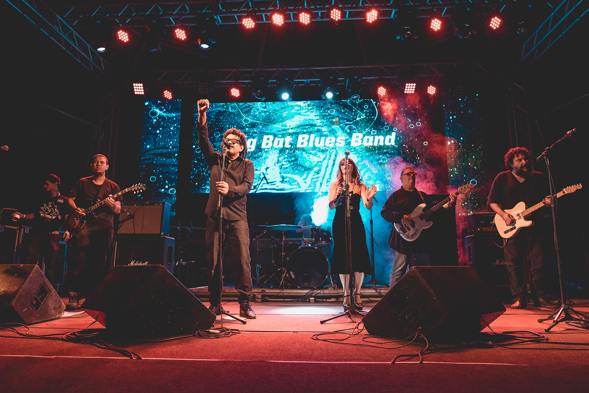 A banda autoral Big Bat Blues Band (Foto: Ciro Trigo)