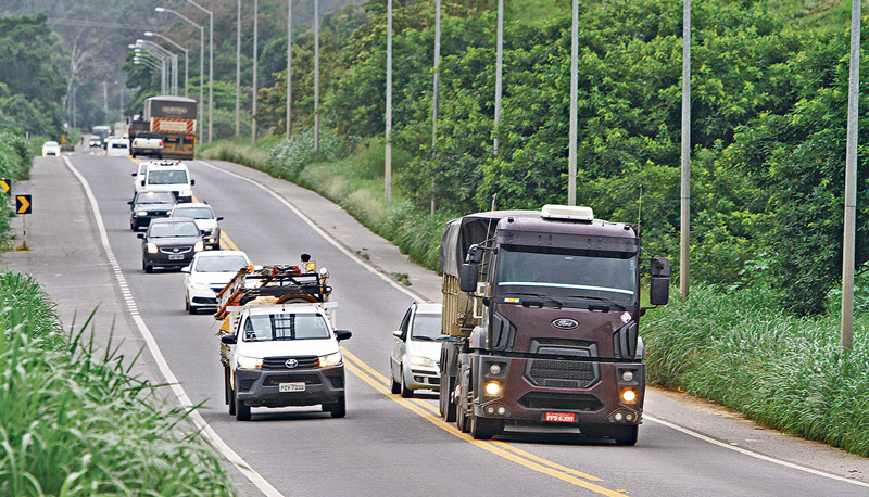 BR-262: uma das reivindicações da bancada é a duplicação da rodovia (Foto: Fernando Ribeiro / AT - 11/12/17)