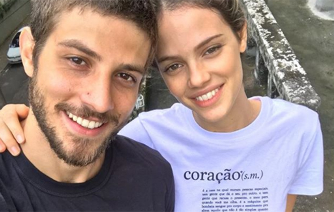 Chay Suede e a atriz Laura Neiva (Foto: Acervo Pessoal/Instagram/Divulgação)