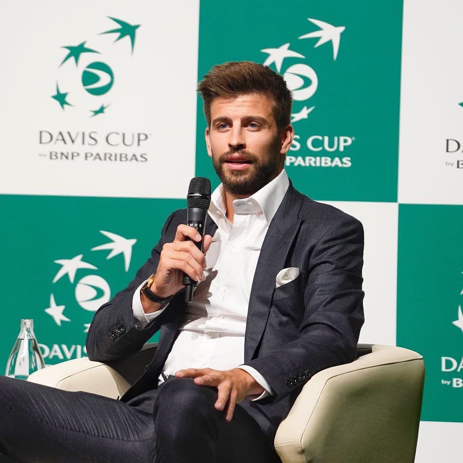 Pique no evento de lançamento da nova Copa Davis (Foto: Reprodução/ Instagram)