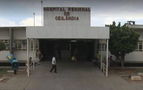 O crime aconteceu no Hospital Regional de Ceilândia (Foto: Reprodução/Google Maps)