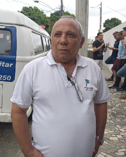 Luiz Lima, amigo do policial civil Alessandro (Foto: Tais de Holanda )