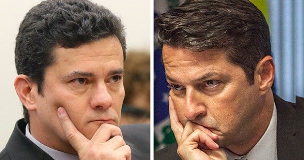 Juiz Sérgio Moro e Marcelo Serrado (Foto: Divulgação)