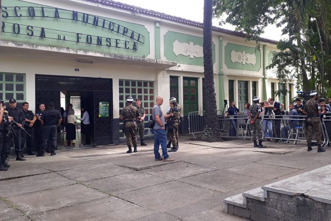 Escola Municipal Rosa da Fonseca, na Vila Militar. (Foto: Vitor Abdala/Agência Brasil)