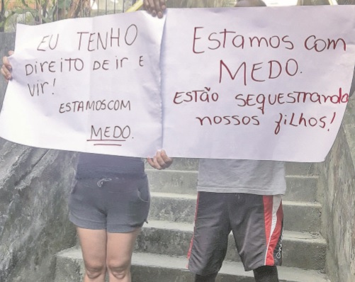 Moradores pedem segurança (Foto: Esthefany Mesquita)