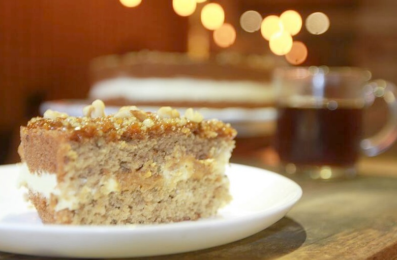 Bolo de caramelo salgado (Foto: Dayana Souza/AT)
