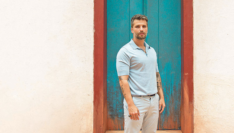 O amor transforma, ele muda. E é isso que eu vou propagar”, afirmou Bruno Gagliasso (Foto: Estevam Avellar / Divulgação / TV Globo)