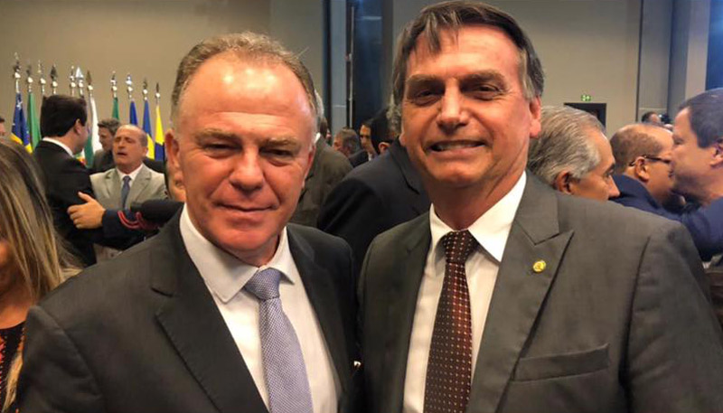 Renato Casagrande registrou o encontro com o presidente eleito Jair Bolsonaro em sua rede social (Foto: Assessoria / Facebook Renato Casagrande)