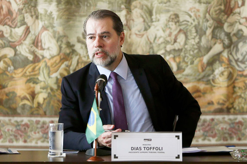 Dias Toffoli, presidente do Supremo Tribunal Federal (Foto: Marcelo Camargo/Agência Brasil - 08/11/2018)