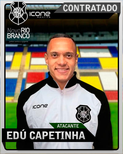 Edu Capetinha também foi anunciado pelo clube (Foto: Assessoria / Rio Branco AC)