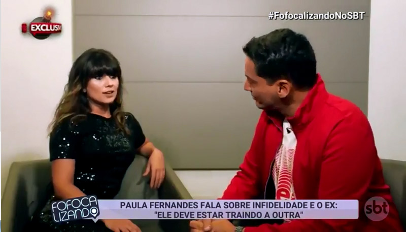 Cantora concedeu entrevista ao Programa Fofocalizando (Foto: Reprodução / SBT -16/11/2018)