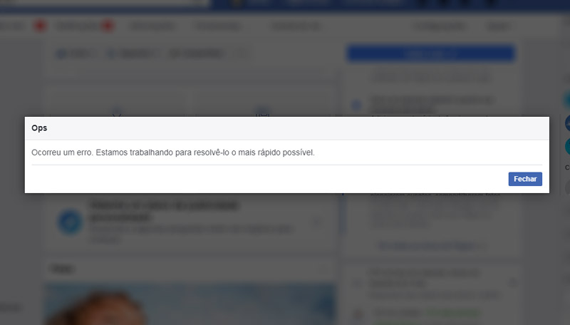 Pane no Facebook foi registrada nesta terça-feira (Foto: Reprodução / Tribuna Online)