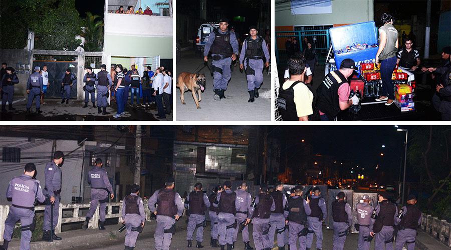 Agentes da Polícia Militar desmobilizaram as festas clandestinas (Foto: Félix Falcão / Assessoria - Prefeitura de Vila Velha)