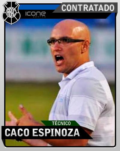 Treinador Caco Espinoza foi anunciado pelo Rio Branco (Foto: Assessoria / Rio Branco AC)
