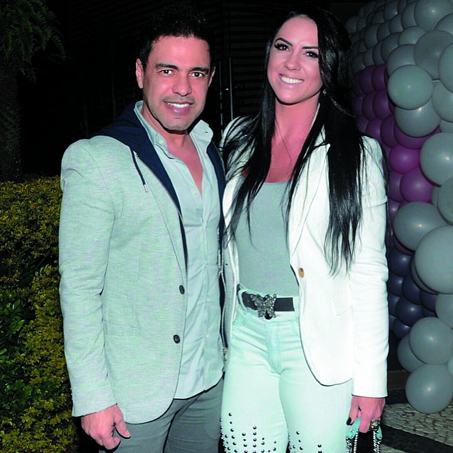 Zezé Di Camargo e a noiva Graciele Lacerda (Foto: Eduardo Martins/Instagram/@duzitoss)