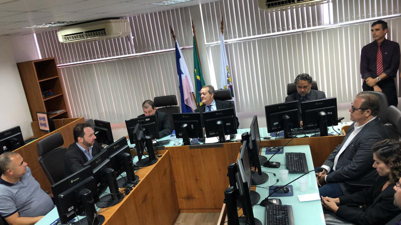 Audiência foi realizada na sede do Tribunal Regional do Trabalho (Foto: Lucas Rezende / AT - 04/12/2018)