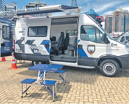 Base da PM em um dos três pontos de vigilância no município de Guarapari (Foto: Divulgação/PM)