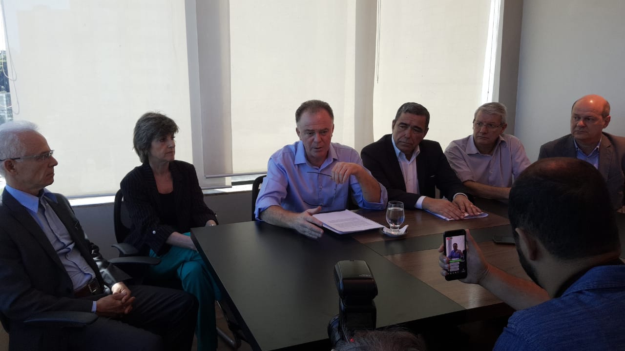 Casagrande anuncia novos nomes para o governo. (Foto: Fabiana Tostes)