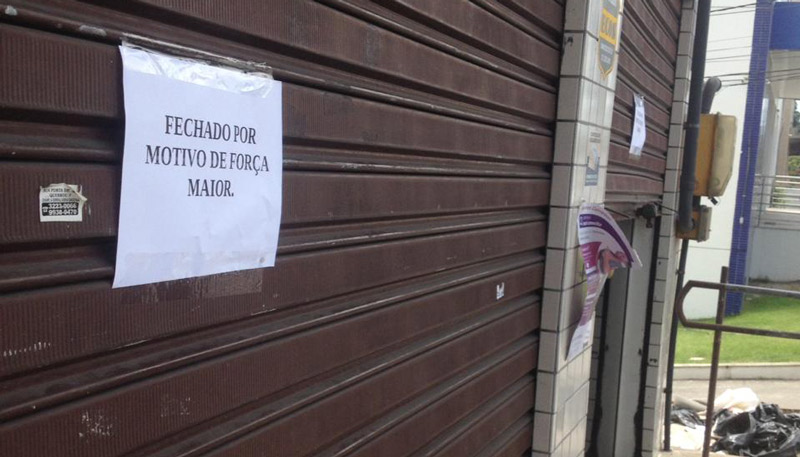 Agência permanecerá fechada, sem previsão de reabertura (Foto: Kananda Natiely / AT - 12/12/2018)