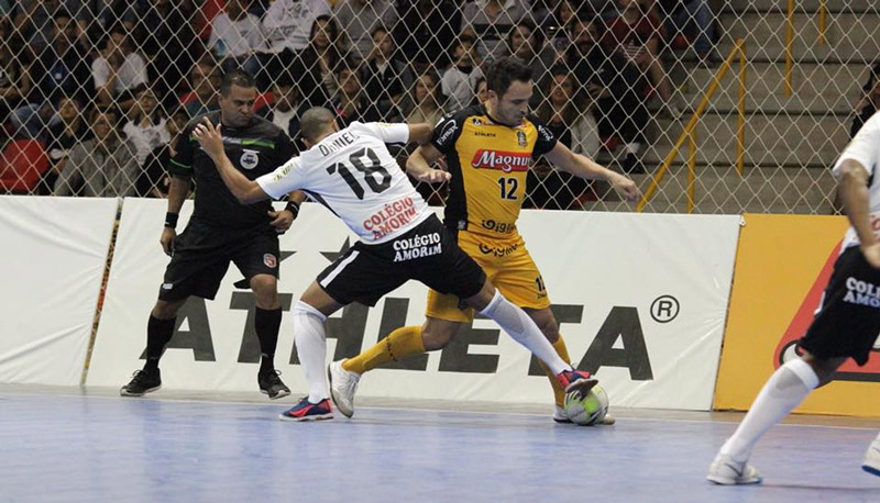 Falcão atuando pelo Sorocaba, com a sua tradicional camisa 12 (Foto: Guilherme Mansueto / Assessoria - CBFS)