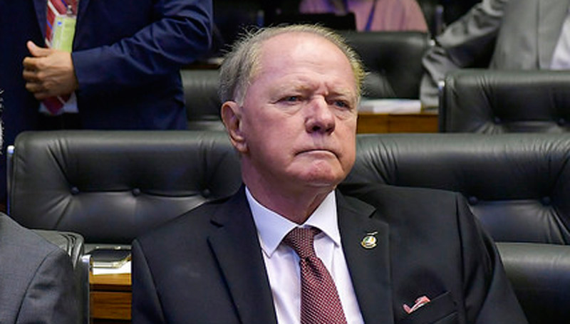 Gerson Camata, durante Sessão Solene do Congresso (Foto: Marcos Brandão/Senado Federal)