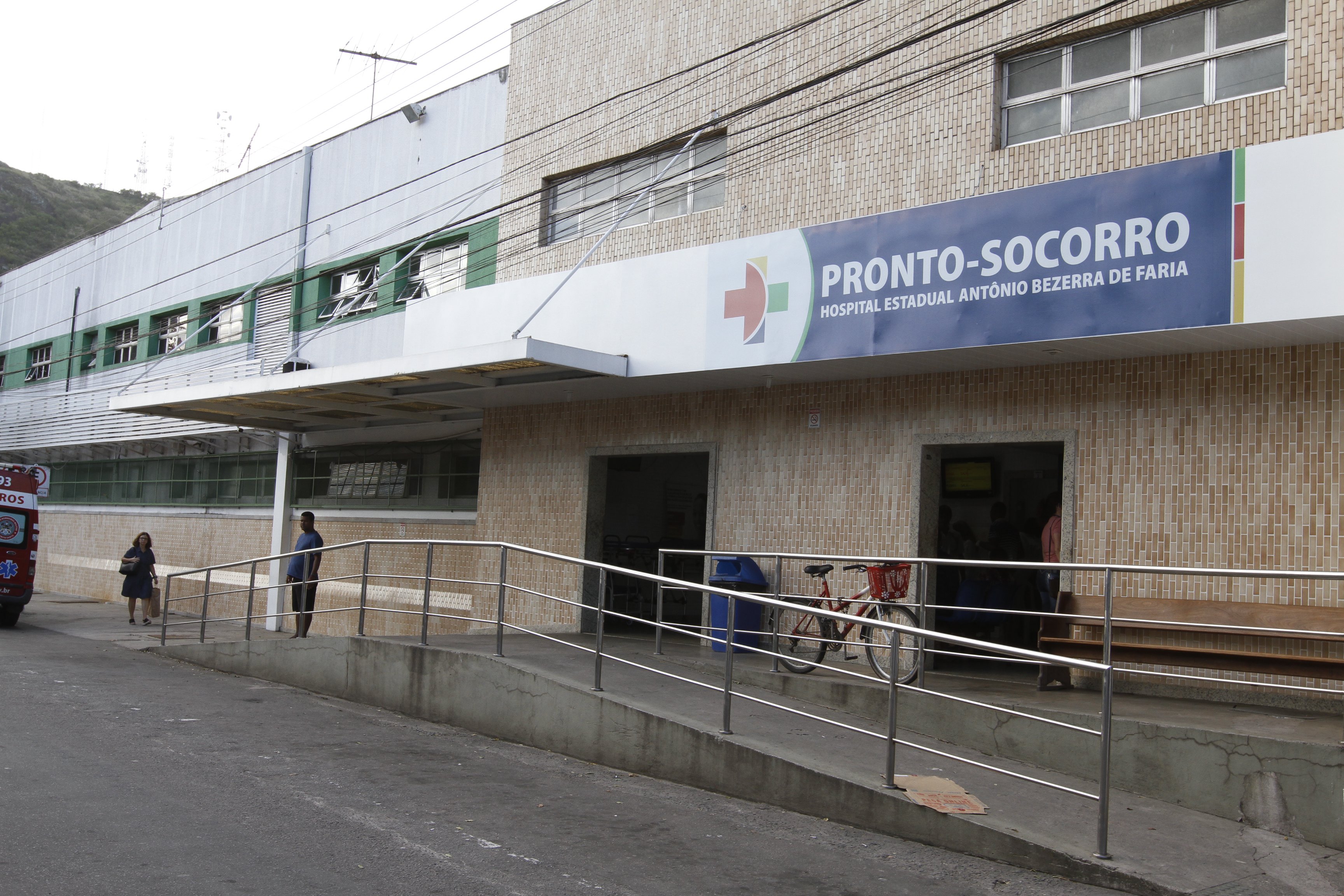 Hospital Antônio Bezerra de Faria (Foto: Thiago Coutinho/Arquivo AT 12/10/18)