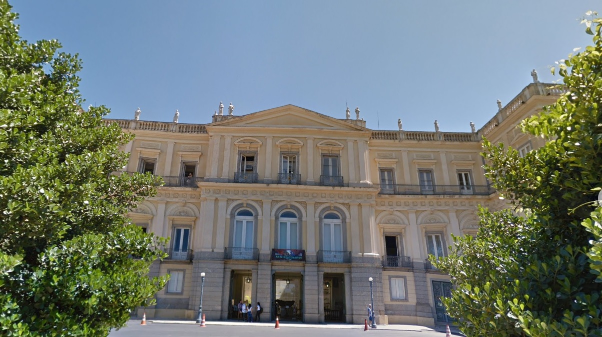 O Museu Nacional antes do incêndio de setembro (Foto: Reprodução/ Google Arts & Culture)