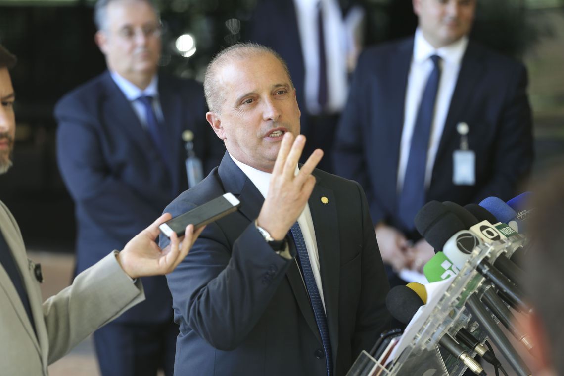 O ministro participou de reunião com o presidente Jair Bolsonaro (Foto: Valter Campanato/Agência Brasil)