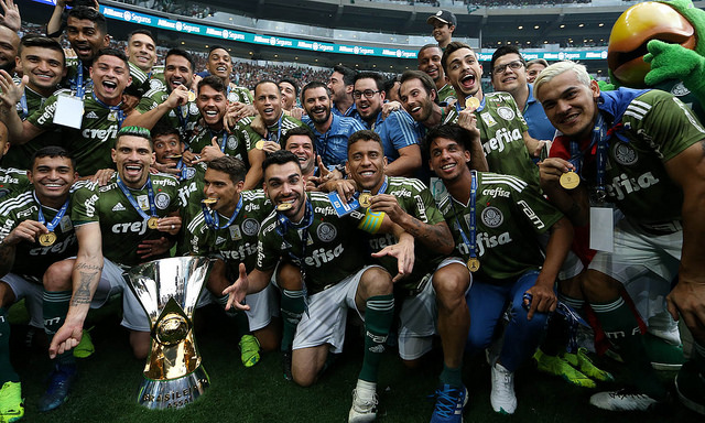 Palmeiras, campeão brasileiro, já larga como favorito a tudo em 2019 (Foto: Cesar Greco/Ag. Palmeiras)