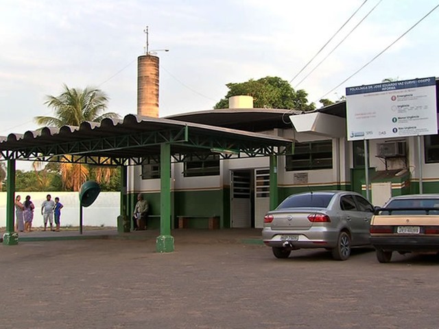 Policlínica do Coxipó, em Cuiabá (Foto: Reprodução/TVCA)