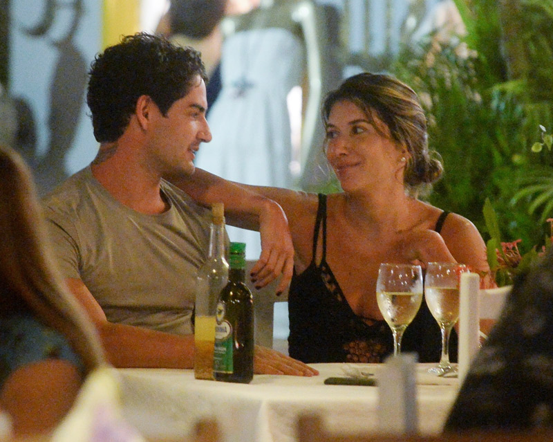 Rebeca Abravanel e Alexandre Pato (Foto: Francisco Cepeda / AgNews )
