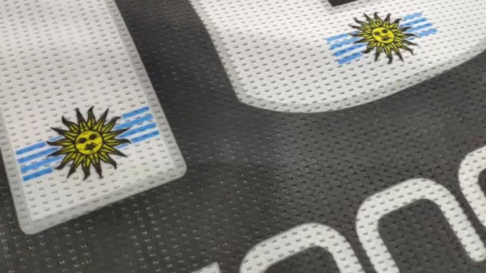 Detalhes da camisa do jogador (Foto: Divulgação/ Rio Branco)