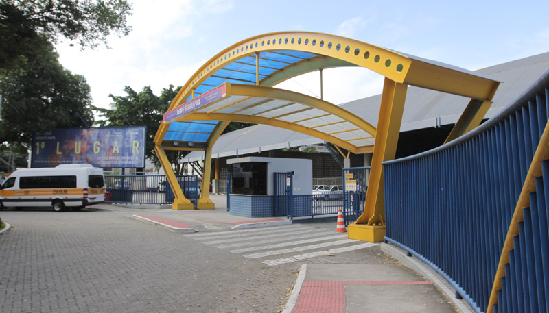 Escola do Sesi, em Jardim da Penha, Vitória: vagas para professores. (Foto: Dayana Souza / AT - 11/07/2018)
