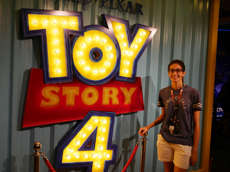 Um espaço para o filme Toy Story foi montado no evento (Foto: Kayque Fabiano / A Tribuna)
