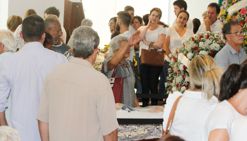 Gerson Camata foi velado no Palácio Anchieta (Foto: Fábio Nunes / AT - 27/12/2018)