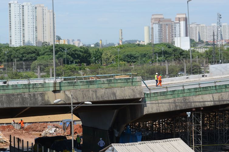 Viaduto que desabou em São Paulo (Foto: Rovena Rosa/Arquivo/Agência Brasil)