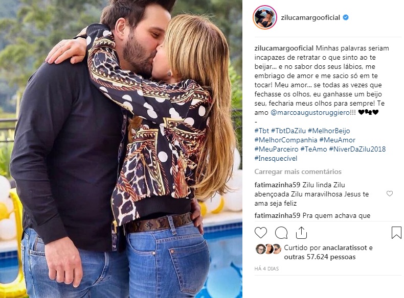(Foto: Reprodução/Instagram/Zilu Godoi Camargo/@zilucamargooficial)