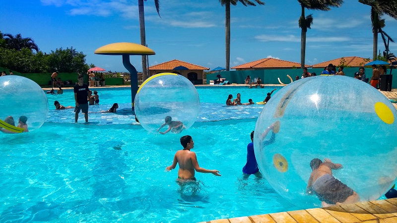 Funcionamento de parques aquáticos está liberado em Guarapari (Foto: Divulgação/ Thermas Internacional)