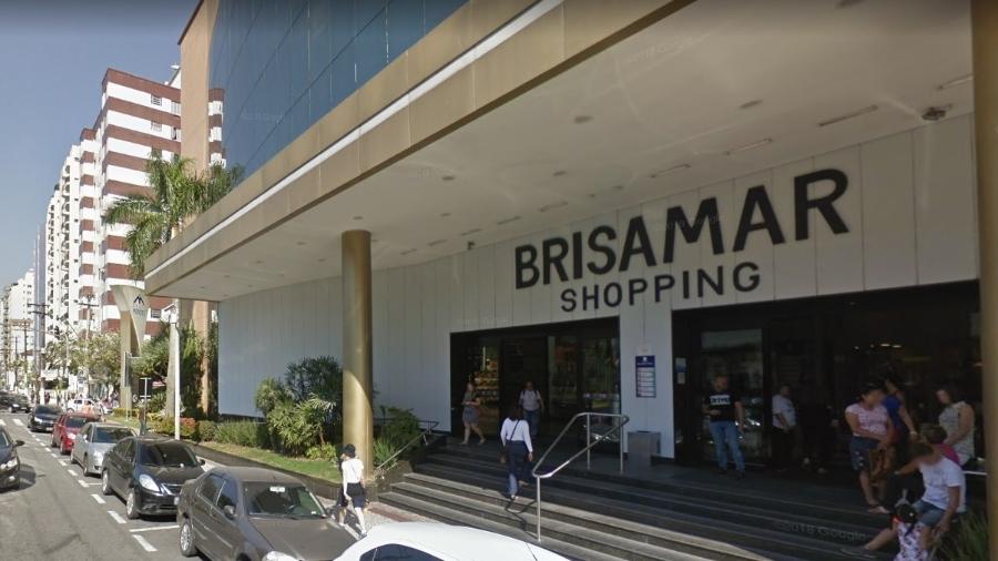 Brisamar shopping, no centro de São Vicente (SP) (Foto: Google Maps/Reprodução)