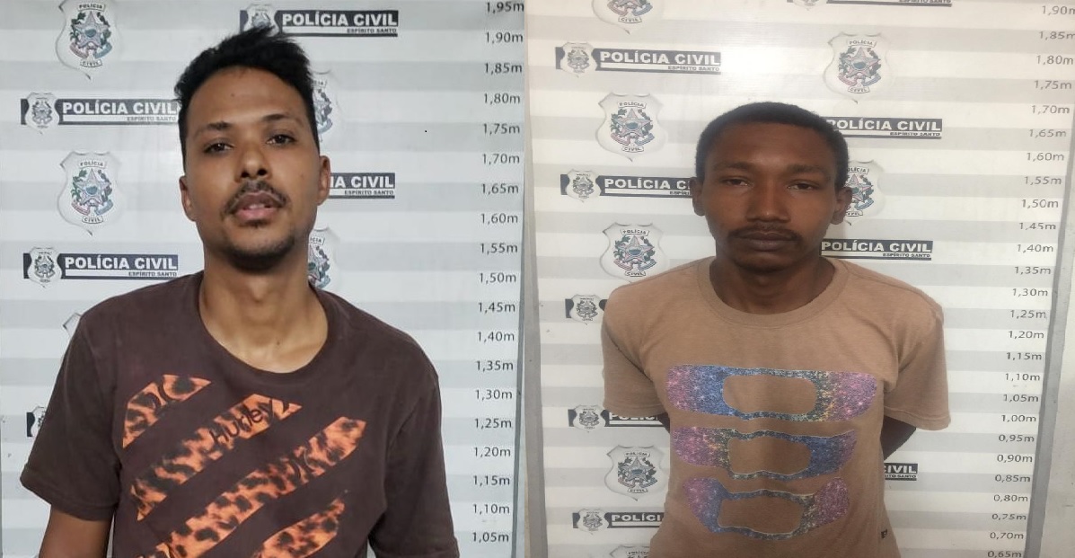Celso Tomaz da Silva e Joceano Barbosa da Silva (Foto: Divulgação/ PCES)