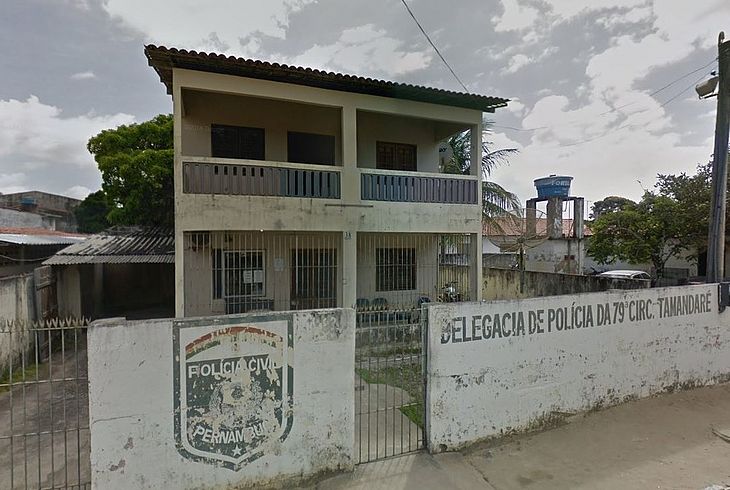 Delegacia de Polícia de Tamandaré (Foto: Reprodução/Google Street View)