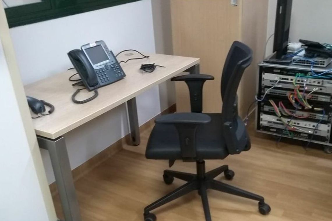 Espaço conta com equipamentos e estrutura técnica para o presidente orientar seus ministros. (Foto: Divulgação TV NBr)