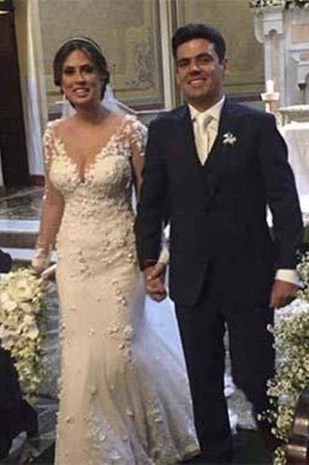 Larissa Andressa Medeiros e seu marido, Américo Ribeiro do Nascimento Filho (Foto: Arquivo Pessoal/Facebook)