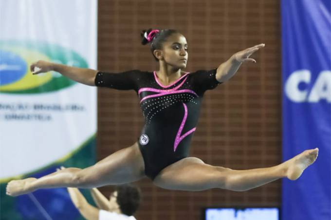 Jackelyne da Silva defendia as cores do Esporte Clube Pinheiros desde 2010 (Foto: Divulgação/ Ricardo Bufolin/ CBG)