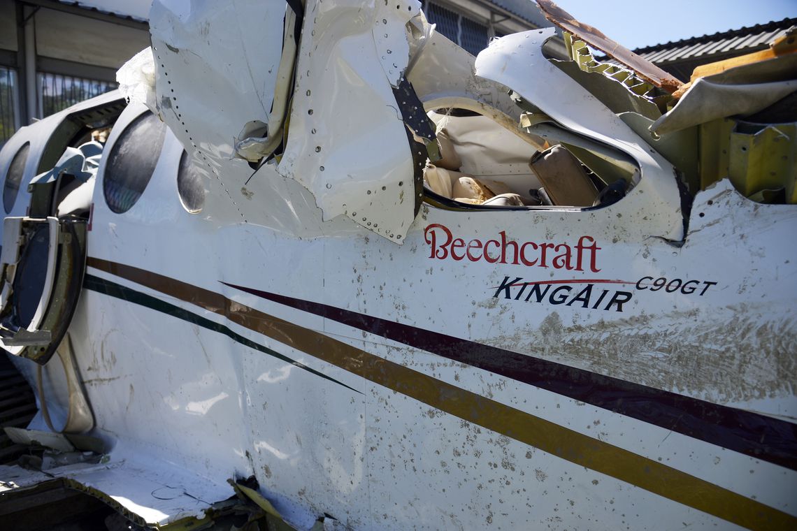 Avião onde Teori Zavascki estava (Foto: Tomaz Silva/ Agência Brasil)
