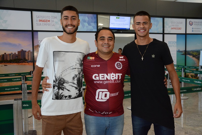 Iago Germano, Rodrigo Rocha e Rafael Pereira (Foto: Henrique Montovanelli)