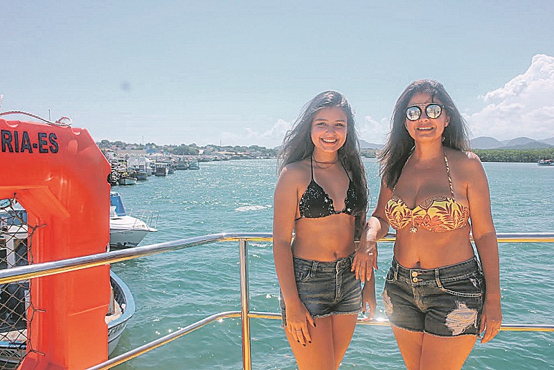 Arlete Aparecida de Andrade e a filha, Ellen Andrade (Foto: Roberta Bourguignon)