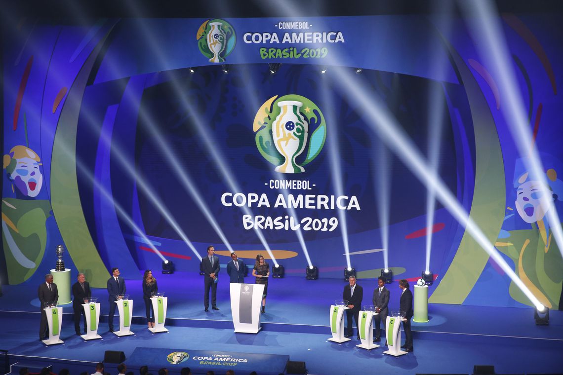 Sorteio dos grupos da Copa América Brasil 2019 (Foto: Fernando Frazão/ Agência Brasil)